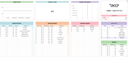 SDMD Planner 2026 | מערכת ניהול פיננסי+